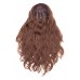 Wigs2you 半假髪 女士假髪長卷髪 蓬松半假髪梨花頭 大波浪中分長卷髪逼真假髪HW-007~Ash Brown